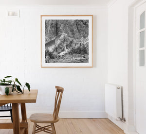 Rock formations in the desert | Photo Art Print fine art photographic print