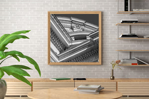 Dettaglio architettonico dell'Ateneo Rumeno | Foto Stampa d’arte Fine Art stampa fotografica
