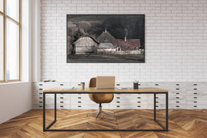 Romanian farm buildings | Photo Art Print fine art photographic print