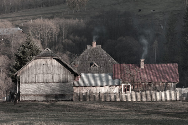 Romanian farm buildings | Photo Art Print fine art photographic print