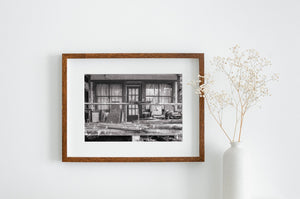 Verlassene Route 66-Tankstelle und Imbissstation Zeitloses Relikt | Foto Kunstdruck Fine Art Fotodruck