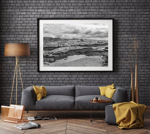 Rugged rock landscape Peggys Cove Nova Scotia | Photo Art Print fine art photographic print