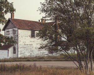 Run down wood siding house in Northern Ontario | Photo Art Print fine art photographic print