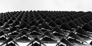 SAHMRI Diagrid Fassade Innenraum abstraktes Detail | Foto Kunstdruck Fine Art Fotodruck