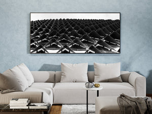 SAHMRI Diagrid Fassade Innenraum abstraktes Detail | Foto Kunstdruck Fine Art Fotodruck