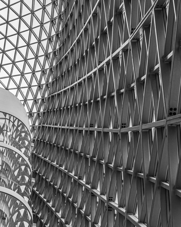 SAHMRI abstract building interior wall detail | Photo Art Print fine art photographic print