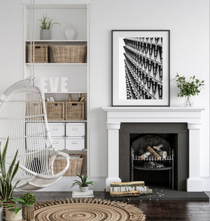 SAHMRI diagrid facade abstract detail | Photo Art Print fine art photographic print