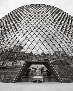 SAHMRI diagrid facade front entrance | Photo Art Print fine art photographic print