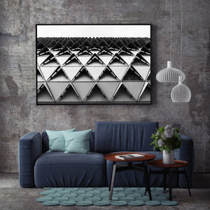 SAHMRI diagrid facade interior abstract detail closeup | Photo Art Print fine art photographic print