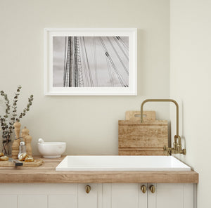 Sail rigging Bluenose II Lunenburg Nova Scotia | Photo Art Print fine art photographic print