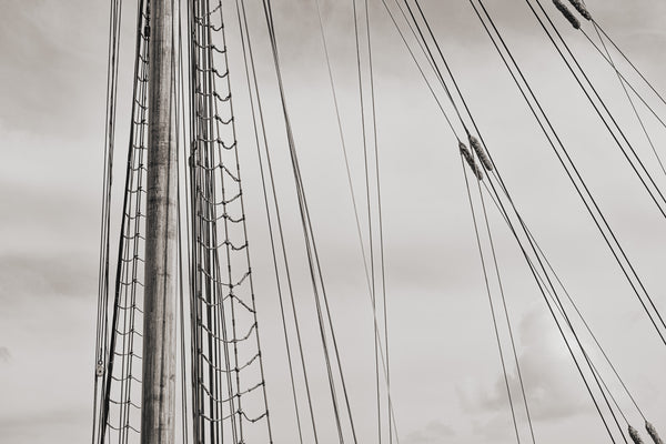 Sail rigging Bluenose II Lunenburg Nova Scotia | Photo Art Print fine art photographic print