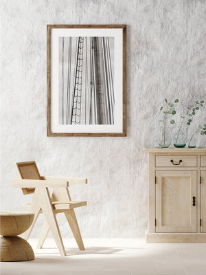 Sail rigging detail Bluenose II Lunenburg Nova Scotia | Photo Art Print fine art photographic print