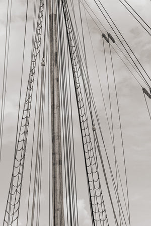 Sail ship rigging Bluenose II Lunenburg Nova Scotia | Photo Art Print fine art photographic print