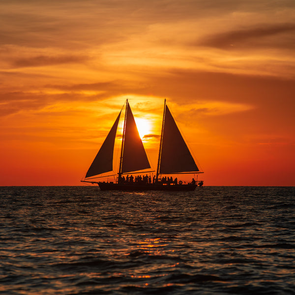 Sailing Beautiful Sunset Key West Florida | Photo Art Print fine art photographic print