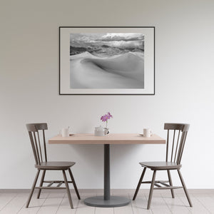 Sand Dunes and mountains | Photo Art Print fine art photographic print