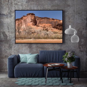 Sandstone Cliffs With Desert Varnish | Photo Art Print fine art photographic print