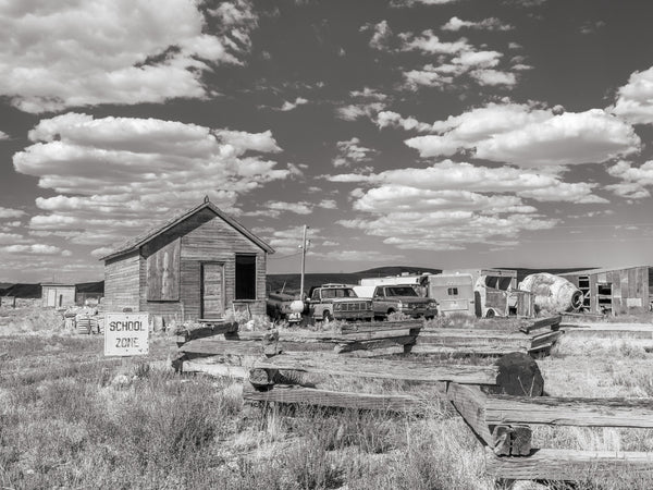 School house ghost town Currie Nevada | Photo Art Print fine art photographic print