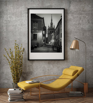 Antigua iglesia rumana al amanecer | Foto Impresión de arte Fine Art impresión fotográfica