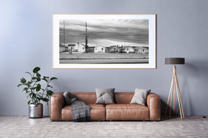 Small riverfront homes South Whitley Indiana | Photo Art Print fine art photographic print