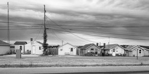 Small riverfront homes South Whitley Indiana | Photo Art Print fine art photographic print