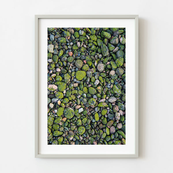 Small round rocks from beach Cape Breton Nova Scotia | Photo Art Print fine art photographic print