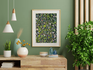 Small round rocks from beach Cape Breton Nova Scotia | Photo Art Print fine art photographic print