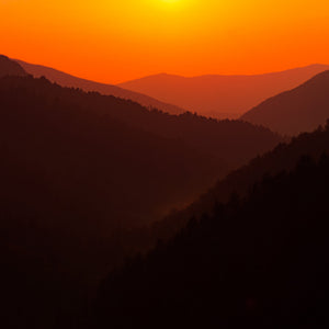 Smoky Mountains vallen | Foto Kunstprint Fine Art fotografische afdruk