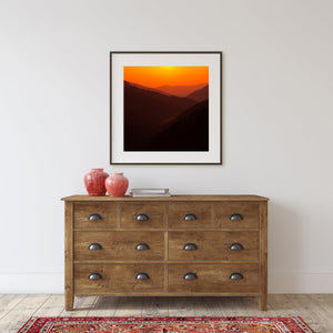 Smoky Mountains vallen | Foto Kunstprint Fine Art fotografische afdruk