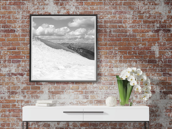 Snow and the Bugaboo Mountains | Photo Art Print fine art photographic print