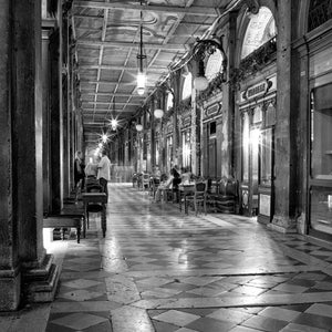 Gente che mangia in Piazza San Marco Venezia | Foto Stampa d’arte Fine Art stampa fotografica