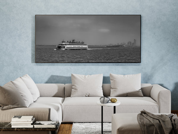 Staten Island Ferry black and white | Photo Art Print fine art photographic print
