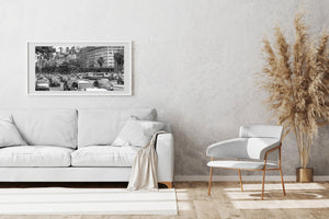 Street traffic Julio Avenue Buenos Aires | Photo Art Print fine art photographic print