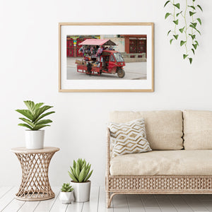 Street vendor truck in Northern China | Photo Art Print fine art photographic print