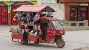 Street vendor truck in Northern China | Photo Art Print fine art photographic print