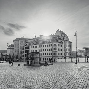 Sunset over German old building | Photo Art Print fine art photographic print