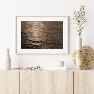 Sunset over open water | Photo Art Print fine art photographic print