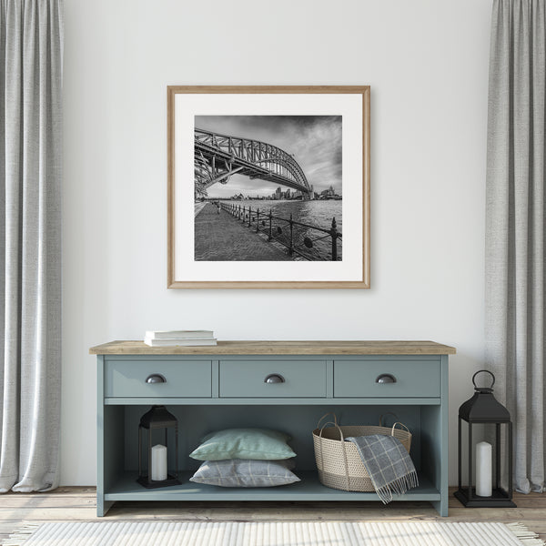 Sydney Harbor Bridge and Boardwalk | Photo Art Print fine art photographic print