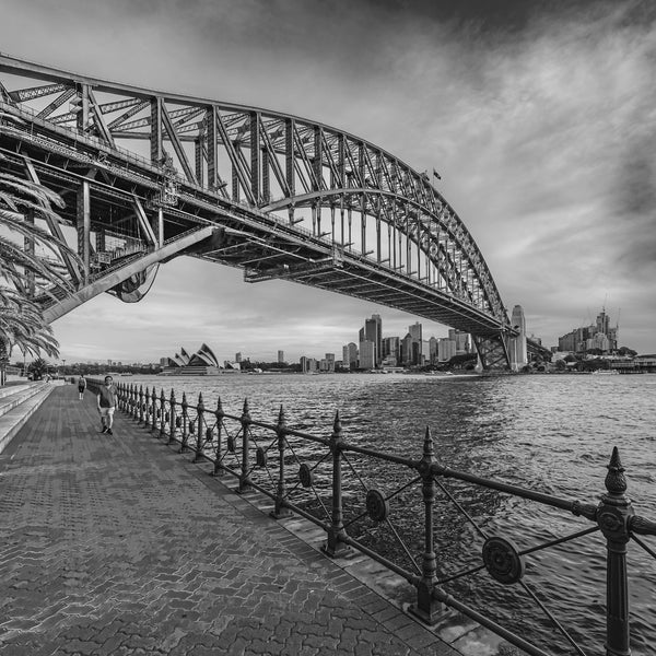 Sydney Harbor Bridge and Boardwalk | Photo Art Print fine art photographic print