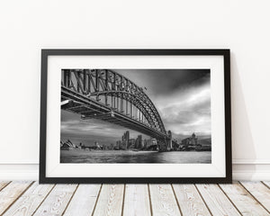 Dramatische havenhemel van Sydney | Foto Kunstprint Fine Art fotografische afdruk