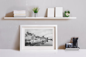 Tour boats docked Gdansk Poland | Photo Art Print fine art photographic print