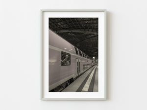 Train sitting platform Dresden Germany | Photo Art Print fine art photographic print