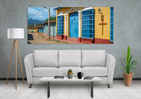 Typical colourful street in Trinidad Cuba | Photo Art Print fine art photographic print