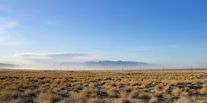 Vast open flat field California | Photo Art Print fine art photographic print