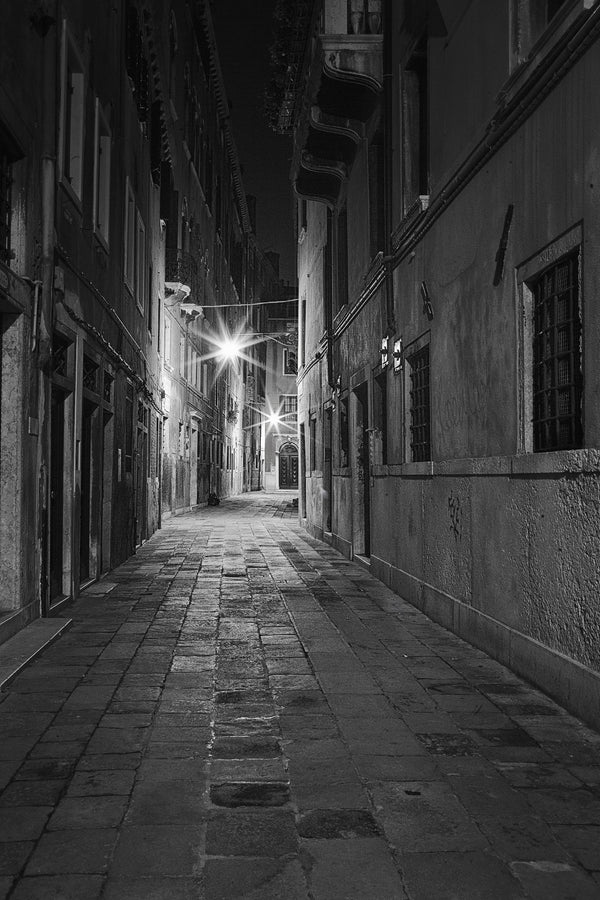 Venice laneway late at night | Photo Art Print fine art photographic print
