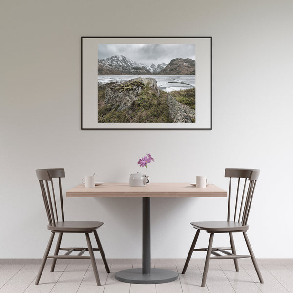 View over Vikvatnet Lake Norway | Photo Art Print fine art photographic print