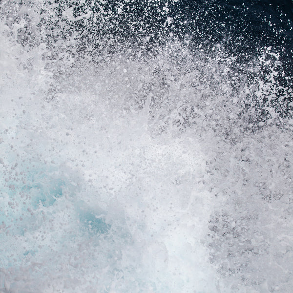Violent ocean water crashing closeup | Photo Art Print fine art photographic print