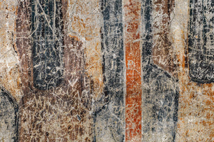Graffitis gravés colorés du monastère de Voronet | Photos Tirage d’art Fine Art impression photographique