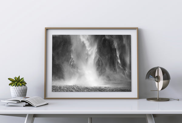Water crashing in New Zealand | Photo Art Print fine art photographic print