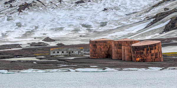 Whalers Bay abandoned Whaling station in Antarctica | Photo Art Print fine art photographic print