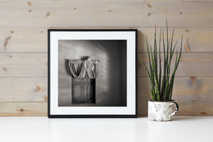 Window abandoned home Clarence Town Bahamas | Photo Art Print fine art photographic print